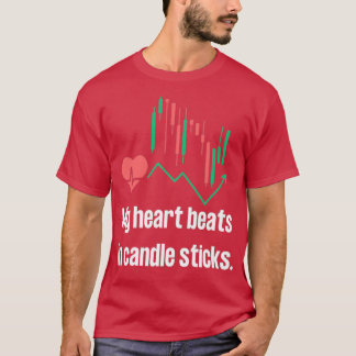 Camiseta Meu coração bate em castigos Trocando batimento ca