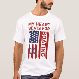 Camiseta Meu Coração Bate Por Barco