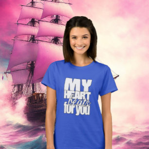 Camiseta Meu Coração Bate Por Você