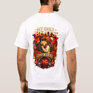 Camiseta Meu Coração Bate Somente por Ela