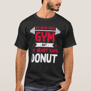 Camiseta Meu Coração Diz Rosquinha Humor Giro Pastries