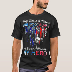 Camiseta Meu Coração É Onde As Raízes Dele São Meu Irmão Mi