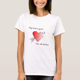 Camiseta Meu Coração é Seu para Sempre