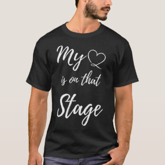 Camiseta Meu Coração Está Naquela Competição De Dança No Es