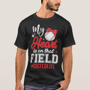 Camiseta Meu Coração Está Naquele Campo Bysebyll Sister