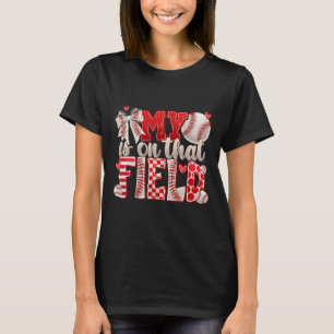 Camiseta Meu Coração Está Naquele Campo Coquete Bow Bysebyl