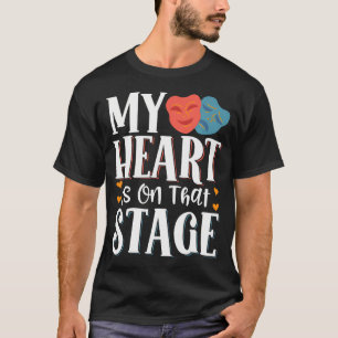 Camiseta Meu Coração Está Naquele Palco