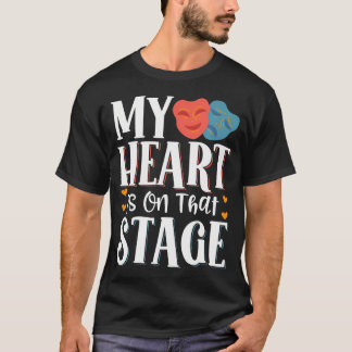Camiseta Meu Coração Está Naquele Palco