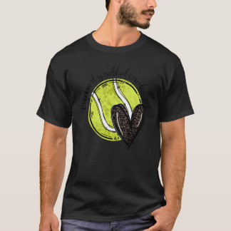 Camiseta Meu Coração Está No Tênis De Campo