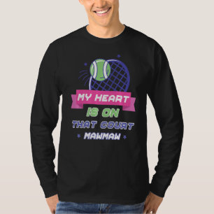 Camiseta Meu Coração Está No Tribunal Tênis Mawmaw
