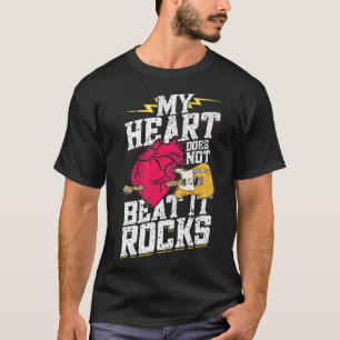 Camiseta Meu Coração Não Bate Em Rochas Eletrônicas Gu