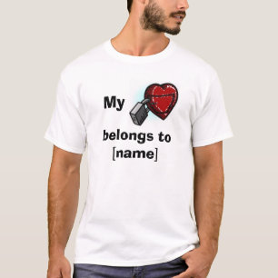 Camiseta Meu coração pertence a…