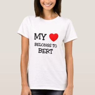 Camiseta Meu coração pertence a Bert