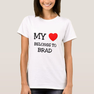 Camiseta Meu coração pertence a Brad