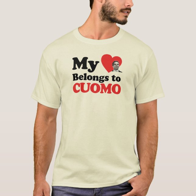 Camiseta Meu Coração Pertence a Cuomo (Frente)