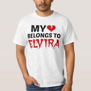 Camiseta Meu coração pertence a Elvira