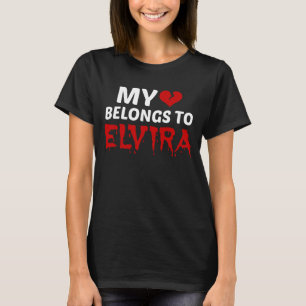 Camiseta Meu coração pertence a Elvira