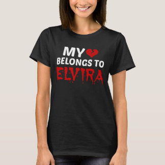 Camiseta Meu coração pertence a Elvira