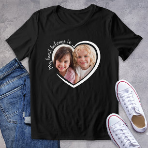 Camiseta Meu Coração Pertence à Foto