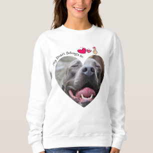 Camiseta Meu Coração Pertence à foto personalizada do cacho