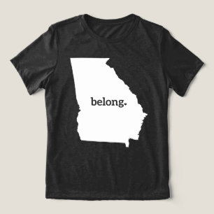 Camiseta Meu Coração Pertence À Geórgia, Orgulho Estatal