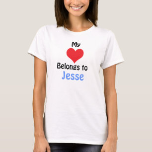 Camiseta Meu Coração Pertence a Jesse