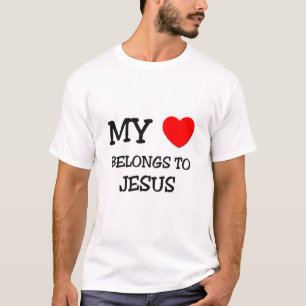 Camiseta Meu coração pertence a Jesus