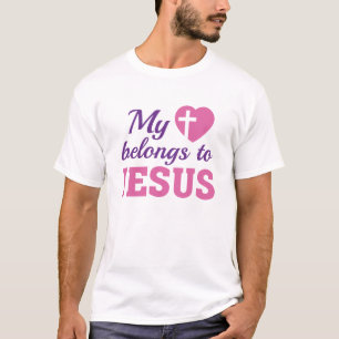 Camiseta Meu Coração Pertence A Jesus