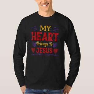 Camiseta Meu Coração Pertence A Jesus Cristo Cristianismo B