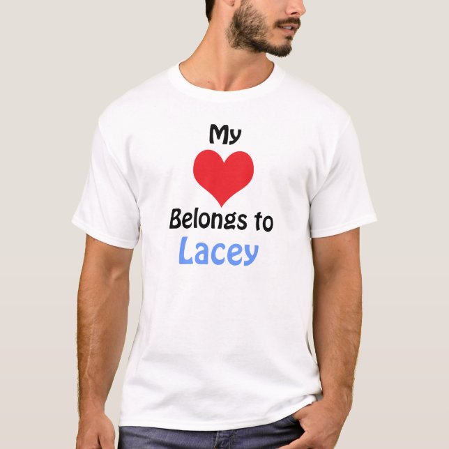 Camiseta Meu Coração Pertence a Lacey (Frente)