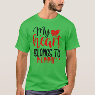 Camiseta Meu coração pertence à mamãe01