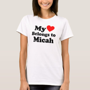 Camiseta Meu Coração Pertence a Micah