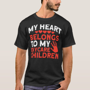 Camiseta Meu Coração Pertence À Minha Babá Infantil