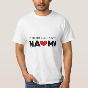 Camiseta Meu Coração Pertence a Naomi