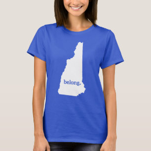 Camiseta Meu Coração Pertence A New Hampshire