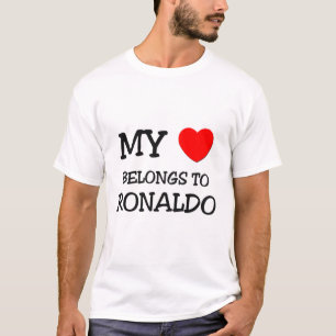 Camiseta Meu coração pertence a Ronaldo