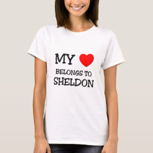 Camiseta Meu coração pertence a Sheldon