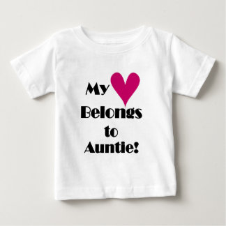 Camiseta Meu Coração Pertence à Tia