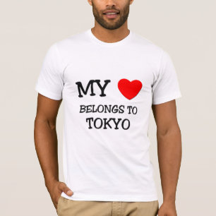 Camiseta Meu coração pertence a TOKYO