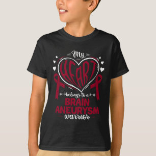 Camiseta Meu Coração Pertence A Um Cérebro De Guerreiro De