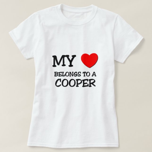 Camiseta Meu coração pertence a um TANOEIRO (Frente do Design)