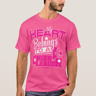 Camiseta Meu Coração Pertence A Uma Cheerleader de Torcida