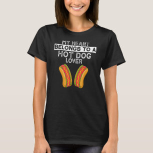 Camiseta Meu Coração Pertence A Uma Comida De Salsicha De C