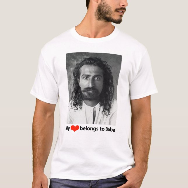 Camiseta Meu coração pertence ao babá (Frente)