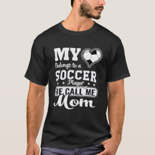 Camiseta Meu Coração Pertence Ao Jogador De Futebol Ele Me