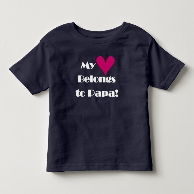 Camiseta Meu Coração Pertence ao Papa (Frente)