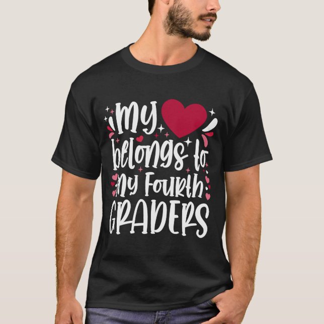Camiseta Meu Coração Pertence aos Meus Namorados D (Frente)