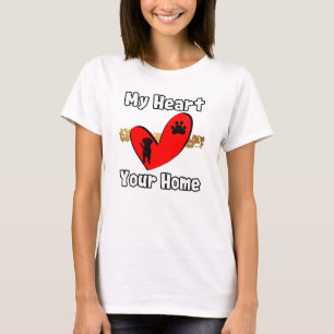 Camiseta Meu Coração, Seu Lar