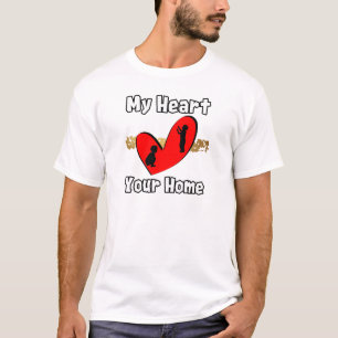 Camiseta Meu Coração, Seu Lar