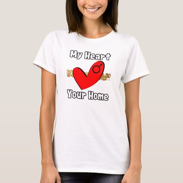 Camiseta Meu Coração, Seu Lar (Frente)